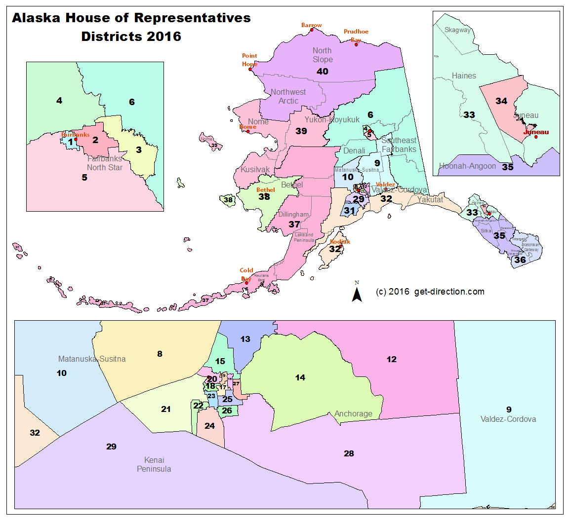 2016 AK Districts