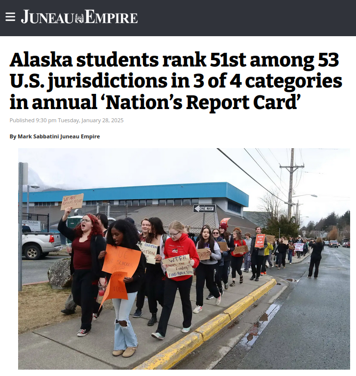 Total Failure of Alaska's Schools