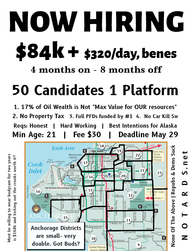 Anchorage District recruiting flyer