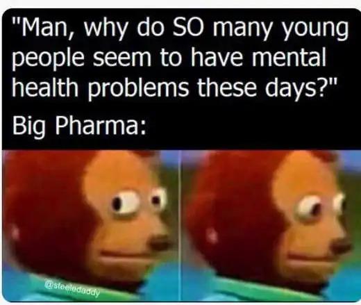 big pharma side-eye